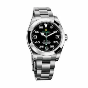 Rolex Air-King 126900 Super Clone : 40mm Oystersteel Black Dial Pilot Watch with Caliber 3230