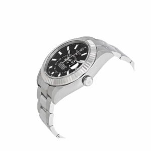 Rolex Sky-Dweller 326934 Super Clone : Steel White Gold Black Dial 42mm