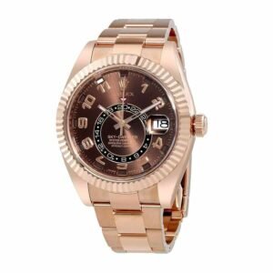 Rolex Sky-Dweller 326935 Super Clone Everose Gold Chocolate Dial 42mm