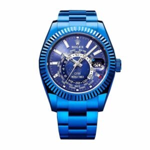 Rolex Sky-Dweller 326934 Super Clone : Blue DLC 42mm Annual Calendar