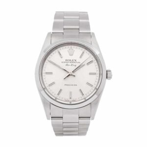 Rolex Air-King 14000 Super Clone : 34mm Stainless Steel White Dial Oyster Perpetual
