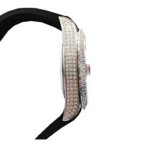 Rolex Submariner 116336 Super Clone : White Gold Diamond Bezel Black Dial