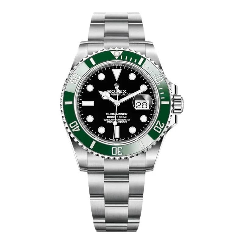 Rolex Submariner 126610LV Super Clone : Green Bezel Black Dial 41mm