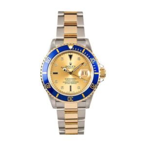 Rolex Submariner 16613 Super Clone : Two-Tone Serti Diamond Dial 40mm