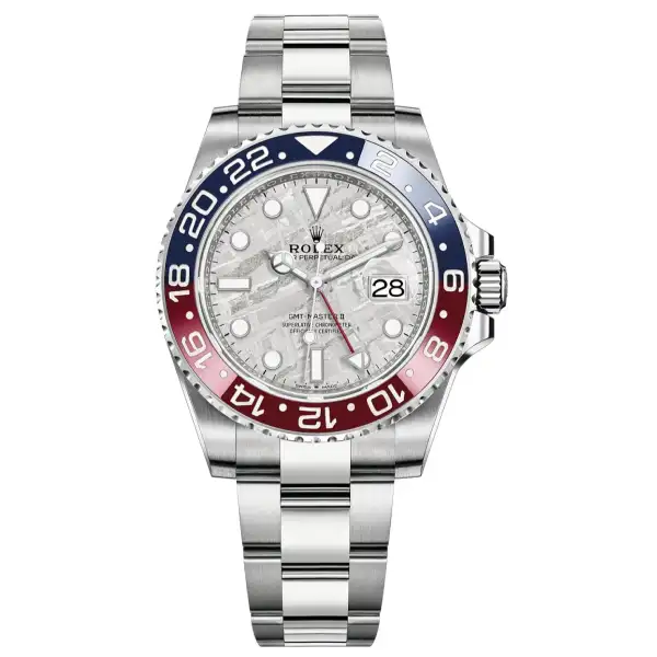 Rolex GMT-Master II 126710BLNR Super Clone : Steel 40mm White Dial Oyster