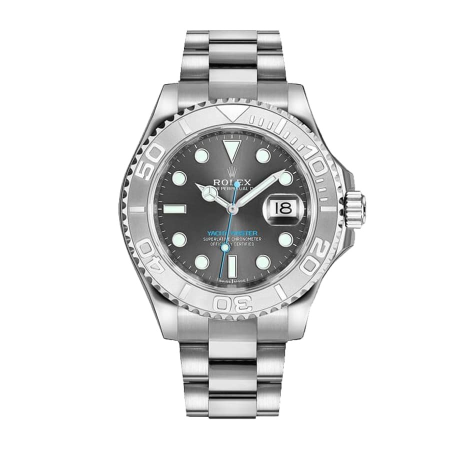 Rolex Yacht-Master 116622-0003 Super Clone : Platinum & Rhodium Dial 40mm
