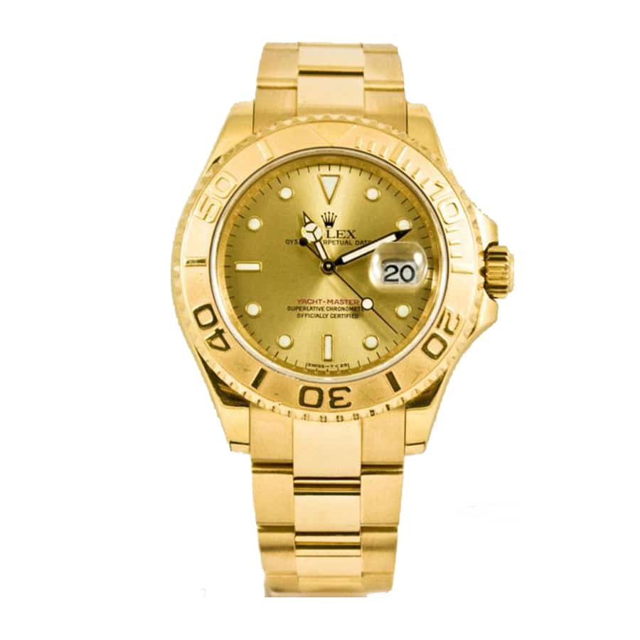 Rolex Yacht-Master 16628 Super Clone : 18k Yellow Gold Champagne Dial 40mm