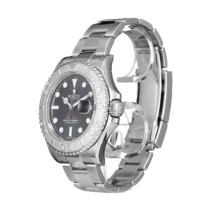 Rolex Yacht-Master 116622 Super Clone : Stainless Steel Dark Rhodium Dial 40mm
