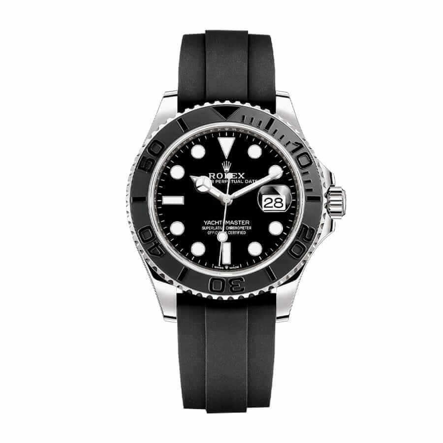 Rolex Yacht-Master 42 226659 Super Clone : White Gold Cerachrom Bezel Black Dial 42mm