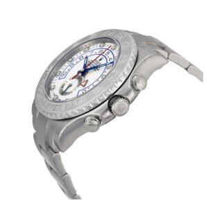 Rolex Yacht-Master II 116689 Super Clone : White Gold White Dial 44mm