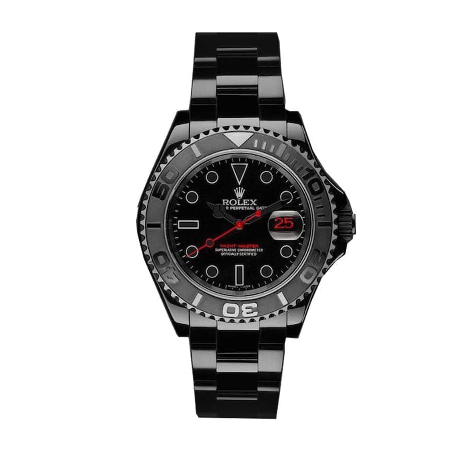 Rolex Yacht-Master 116622 Super Clone : Titan Black Triple Red 40mm