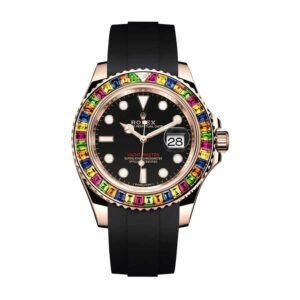 Rolex Yacht-Master 116695SATS Super Clone : Everose Gold Gem-Set Bezel 40mm