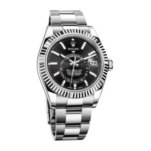 Rolex Sky-Dweller 326934 Super Clone : Steel White Gold Black Dial 42mm