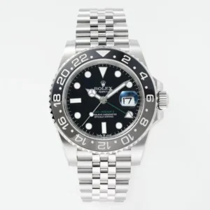 AR Factory Rolex GMT-Master II Batman 126710BLNR Black Dial Black/Grey Ceramic Bezel Jubilee Bracele