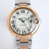 AF Factory Cartier Ballon Bleu Automatic Rose Gold White Dial