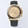 Rolex Daytona 116518 Champagne Dial – Full Gold with Black Rubber Strap