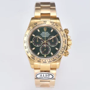 Rolex Daytona 116508 Green Gold Full Gold Luxury Watch