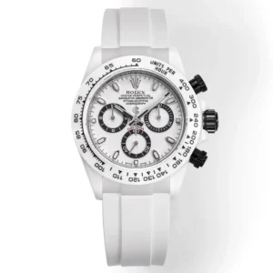 Rolex Daytona x Picasso Limited Edition White Ceramic Daytona Watch – Charles the Great Design by VSF Watches Collection