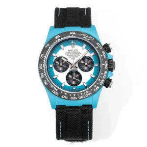 Rolex Daytona Carbon Fiber Custom Edition – Blue with Luminous Case and Strap by VSF Watches Official Store