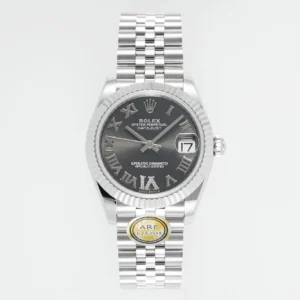 AR Factory Rolex Datejust 31mm Stainless Steel Grey Roman Numeral Dial Jubilee Bracelet Luxury Watch