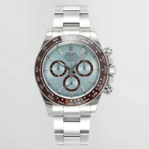 BT Factory Rolex Daytona – Silver Stainless Steel, Blue Dial, VSF Watches Premium Chronograph Collection
