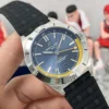 BLS Factory Breitling Endurance Pro Quartz Chronograph Blue Dial Yellow Bezel Black Rubber Watch