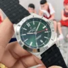 BLS Factory Breitling Superocean Automatic 42mm Green Dial Silver Case Black Rubber Strap Watch