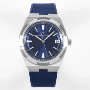 PPF Factory Vacheron Constantin Watch Overseas Blue & Steel, Leather, Rubber & Straps