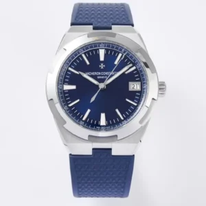 PPF Factory Vacheron Constantin Overseas 4500V Series – Blue Dial, Rubber Strap, Luxury Steel Super Clone Watch – Best Replica Quality