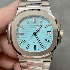 3K Factory Patek Philippe Nautilus 5711 Tiffany & Co. Blue Dial Stainless Automatic Watch