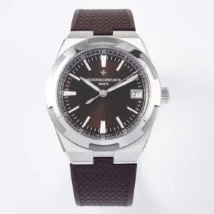 PPF Factory Vacheron Constantin Overseas 4500V Series – Brown Dial, Rubber Strap, Luxury Steel Super Clone Watch – Best Replica Quality