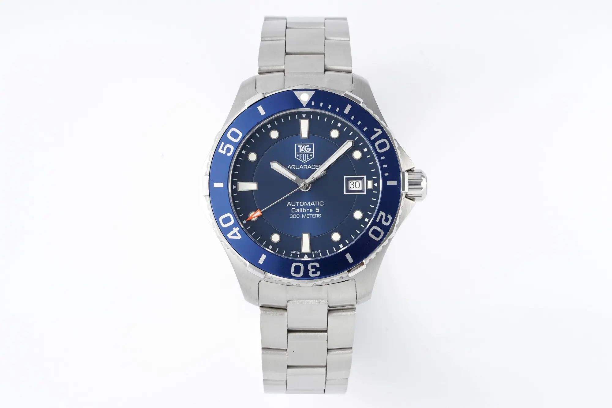 V6 Factory TAG Heuer Series Watch – Blue Dial, Stainless Steel, Automatic Movement, Waterproof 100m, Super Clone Replica Edition