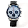 BLS Factory Breitling Navitimer B01 Chronograph 43mm Men’s Watch with Ice Blue Dial, Black Subdials