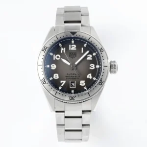 V6 Factory TAG Heuer Series Watch – Silver Stainless Steel, Grey Dial, Dress & Casual Style, 100m Waterproof, SW200 Movement, Premium Super Clone Design