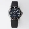 ZF Factory Longines Conquest Black Dial Rubber Strap – Best Super Clone Watch