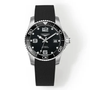 V9 Factory Longines Conquest Black Dial Rubber Strap – Super Clone Watch