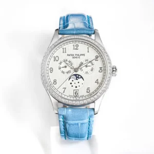 TW Factory Patek Philippe Complications 4947R Blue Leather Super Clone Replica Watch – Premium Replica Watches