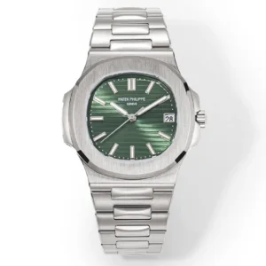 3K Factory Patek Philippe Nautilus 5711 Steel Green Dial Super Clone Replica Watch