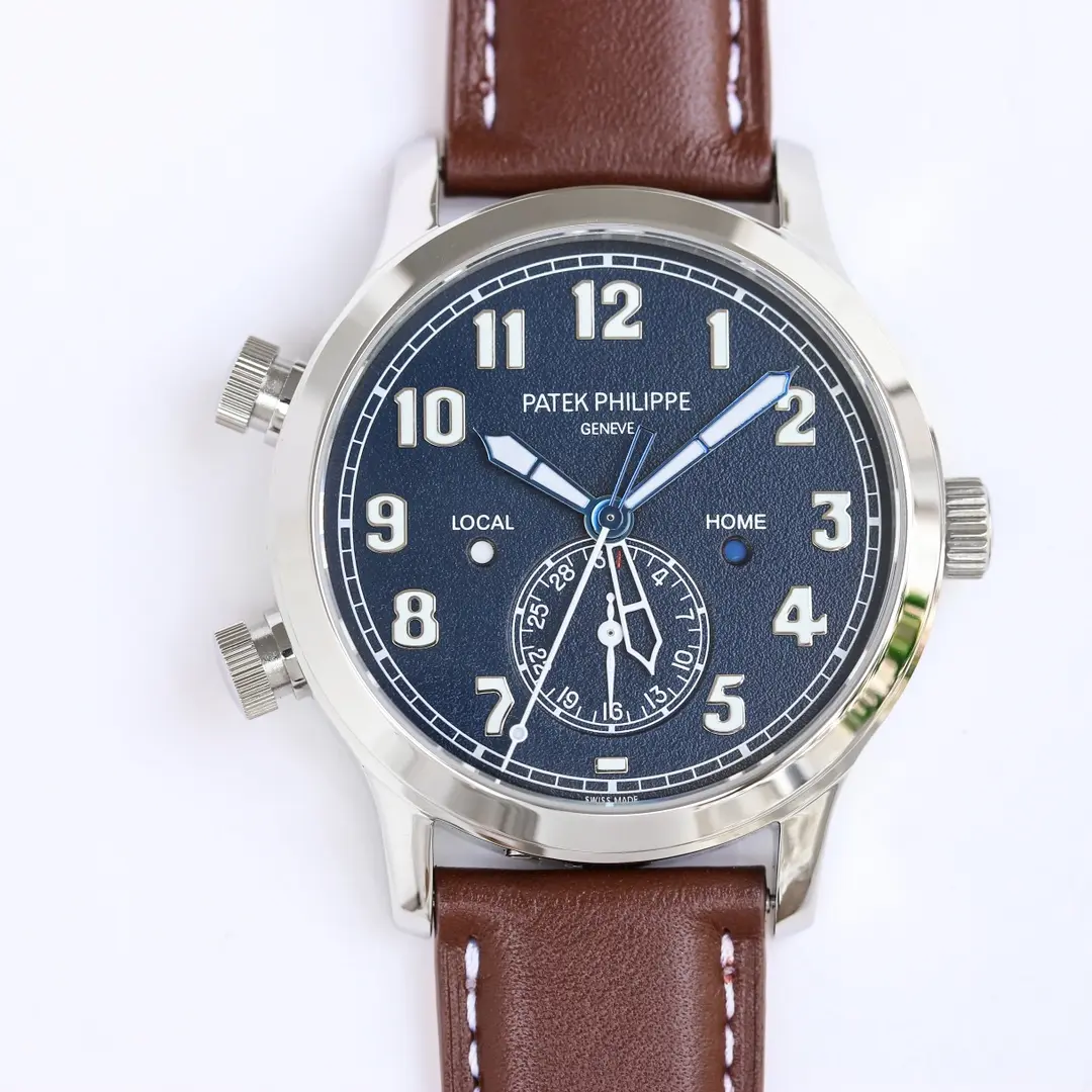 R8 Factory Patek Philippe Calatrava 5524 Blue Dial Super Clone Replica Watch