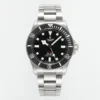 Tudor Pelagos Automatic Black Dial Titanium Diver’s Watch with Silver Metal Bracelet