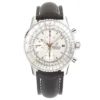 ZF Factory Breitling Navitimer Chronograph Silver Leather – Premium Super Clone Watch