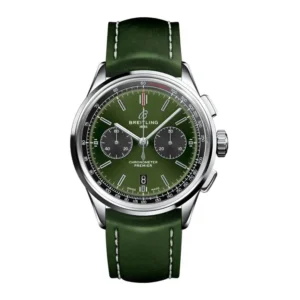 JF Factory Breitling Premier B01 Chronograph Green Leather – Super Clone Watch Masterpiece
