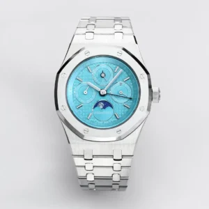 ZF Factory Audemars Piguet Royal Oak Perpetual Calendar Blue Dial Stainless Steel Super Clone Watch – Premium Replica