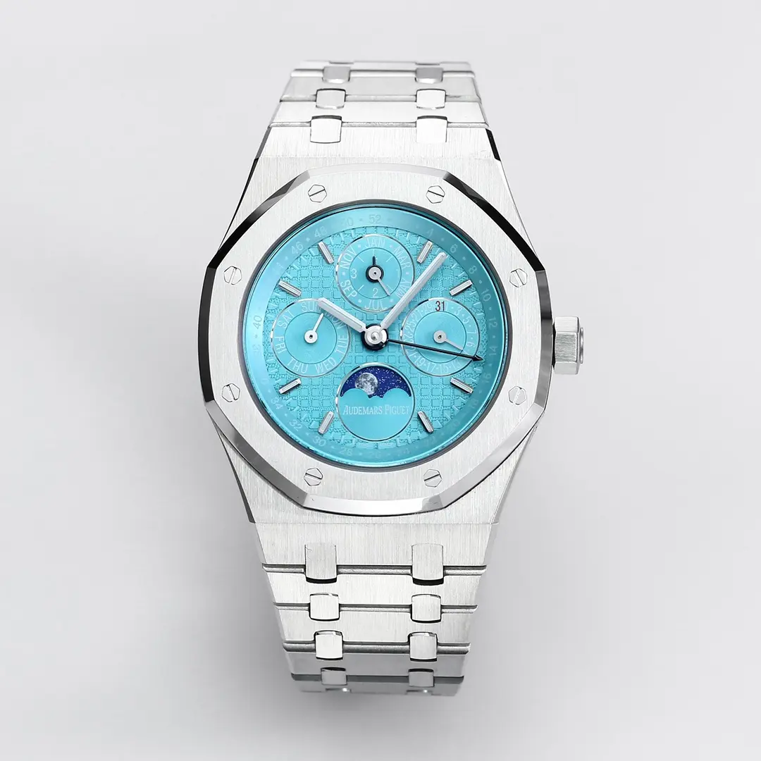 ZF Factory Audemars Piguet Royal Oak Perpetual Calendar Blue Dial Stainless Steel Super Clone Watch – Premium Replica