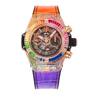 TMF Factory Hublot Big Bang Unico Rainbow Watch – Multicolor, Chronograph, 45mm, Super Clone Edition