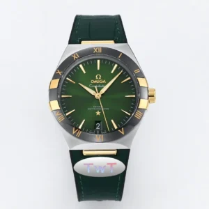 ZF Factory OMEGA Constellation Meteorite Green VSF Luxury Watch