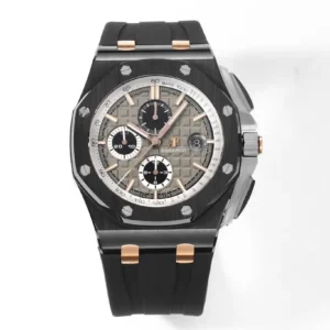 ZF Factory Audemars Piguet Royal Oak Offshore Chronograph Black Ceramic Rose Gold – Premium Super Clone Watch