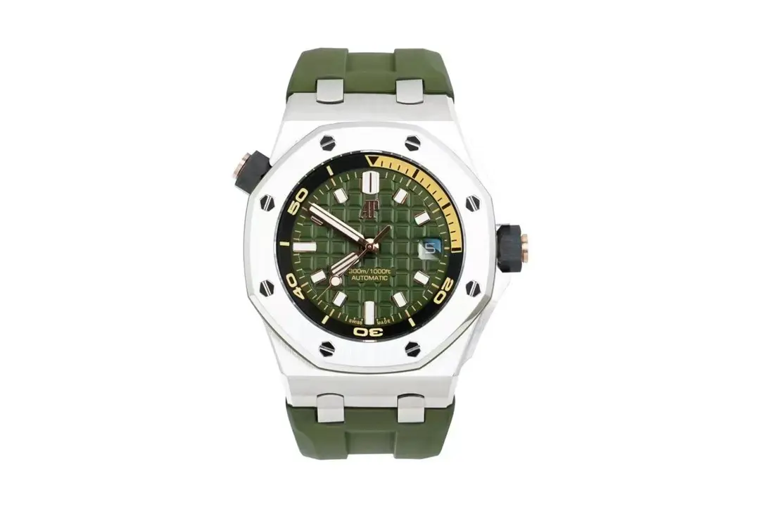 ZF Factory BF Offshore Diver Watch 15720 Green Rubber – Super Clone Watches Edition
