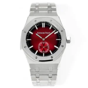 ZF Factory Audemars Piguet Royal Oak 26591IP Red Dial Steel Super Clone Replica Watch