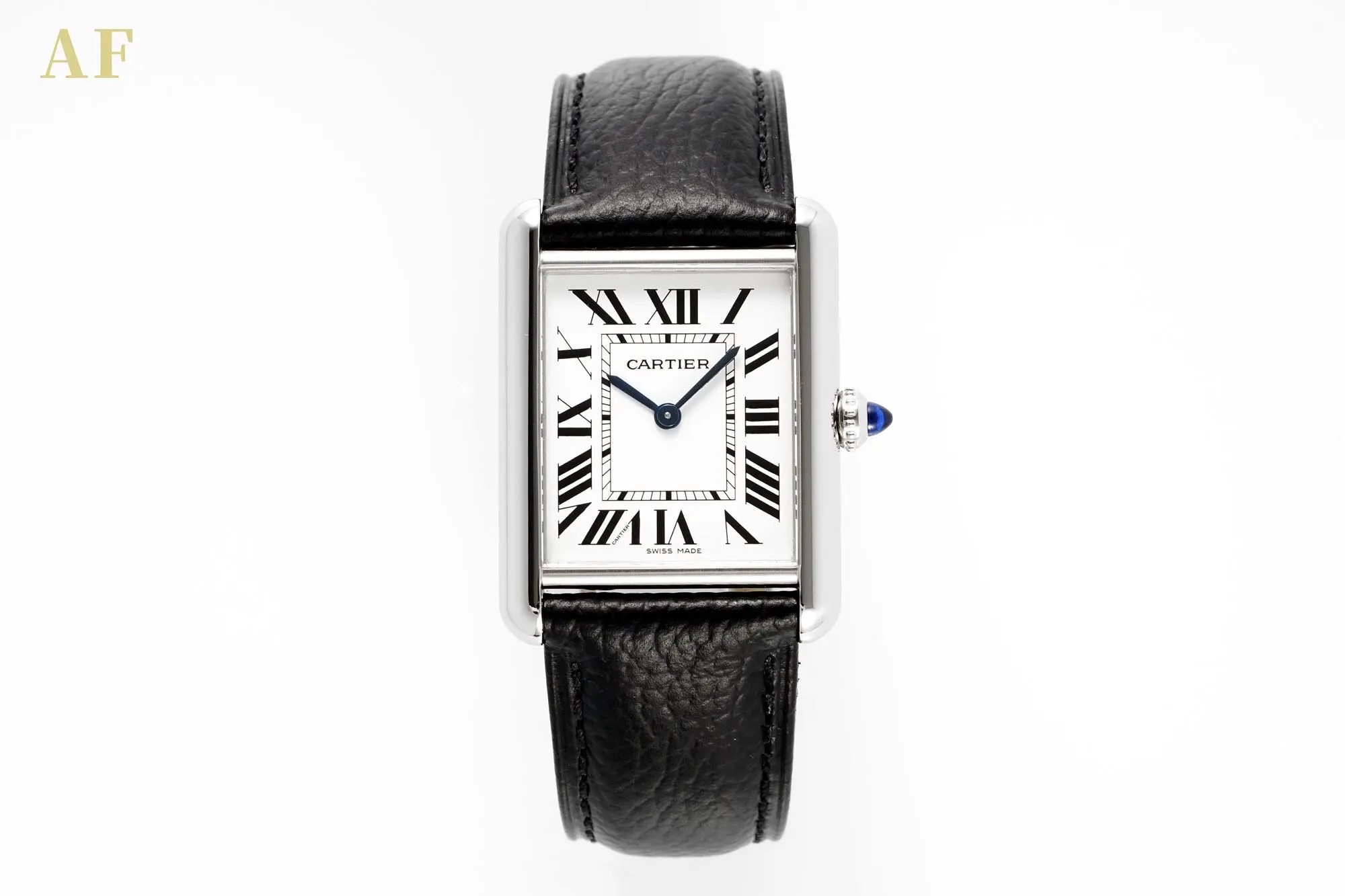 3K Factory Cartier Tank Solo Quartz Watch Black Leather – Top Replica Watch